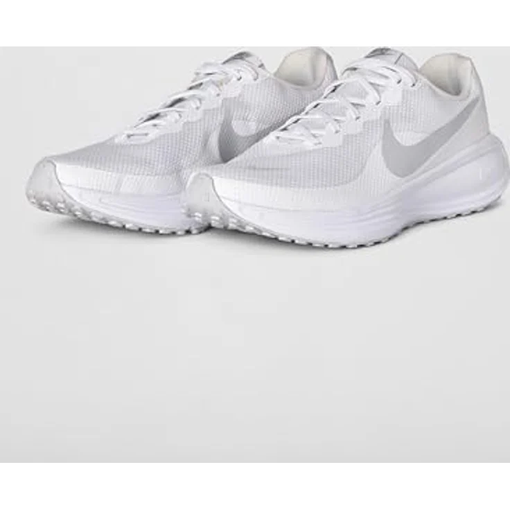 Nike Herren Laufschuhe Revolution 8 HJ9198-100, Atmungsaktive Mesh-Schuhe mit Schaumstoff-Mittelsohle und Gummi-Außensohle, Weiß, EU 45 – Bild 7