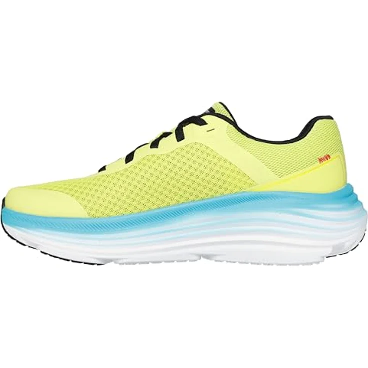 Skechers Max Cushioning Herren-Laufschuhe, atmungsaktives Obermaterial, dämpfende Polsterung, Limette (40), Grün – Bild 6