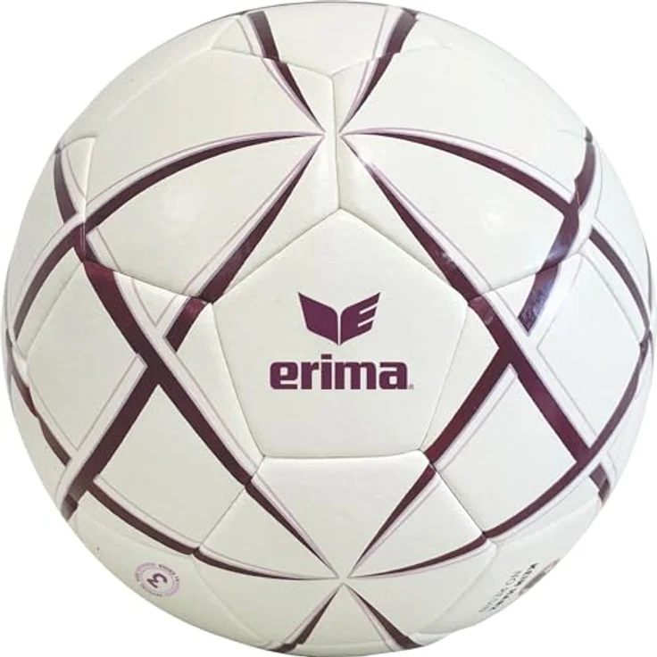 Erima Unisex Jugend Magic White Handball (7202603), Burgundy/Lavender, langlebig, Hightech-PU, extrem griffig, Soft Gel für weiches Spielgefühl – Bild 1