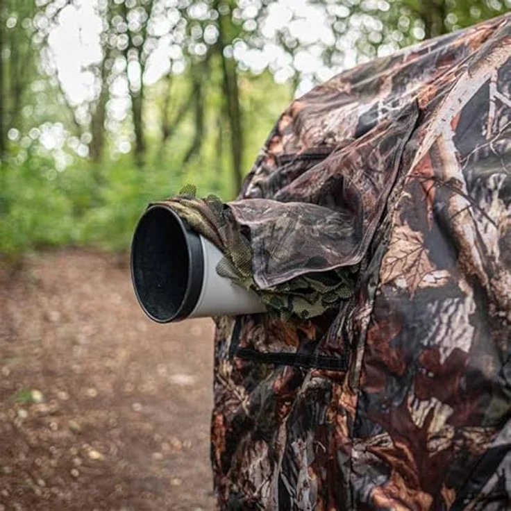 Caruba Tente d'Affût Camouflage für 2 Personen, wetterfestes Jagdzelt mit camouflage Design – Bild 3