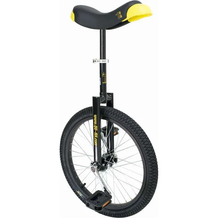 Qu-Ax Luxus Einrad, ergonomisch gepolstert mit 2 Sattelstützen und Flatcrowngabel