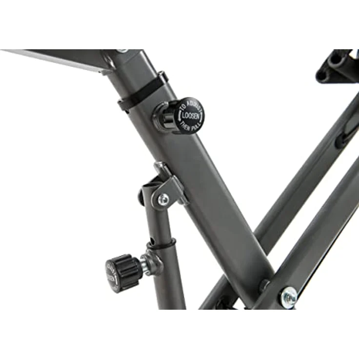 MOTIVE FITNESS by U.N.O. Heimtrainer Multi-Function X-BIKE mit Seilzug für Arme und Beine, inkl. Unterlegmatte, Schwarz – Bild 9