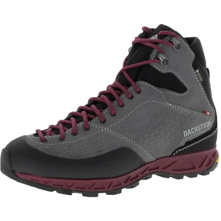 Dachstein Super Ferrata MC GTX WMN Bergschuhe, Mid-Cut, wasserdicht, atmungsaktiv, Veloursleder und GORE-TEX, Middle Grey, UK 5,5 - EU 38,5