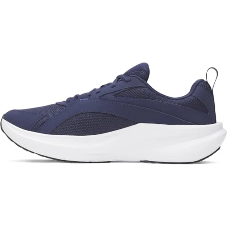 Under Armour Herren Charged Assert 11 Laufschuhe, Atmungsaktives Obermaterial, Gepolsterte Einlegesohle, Charged+ Dämpfung, Robuste Gummiaußensohle, Blau, Schuhgröße 47 EU – Bild 6