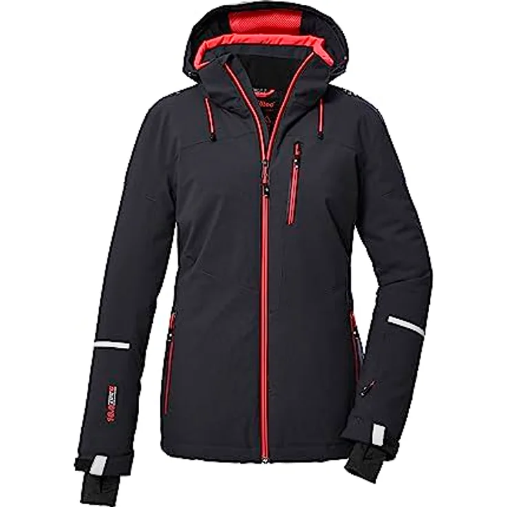 Killtec KSW 81, Damen Skijacke mit Schneefang, atmungsaktiv und wasserdicht, marineblau (40)