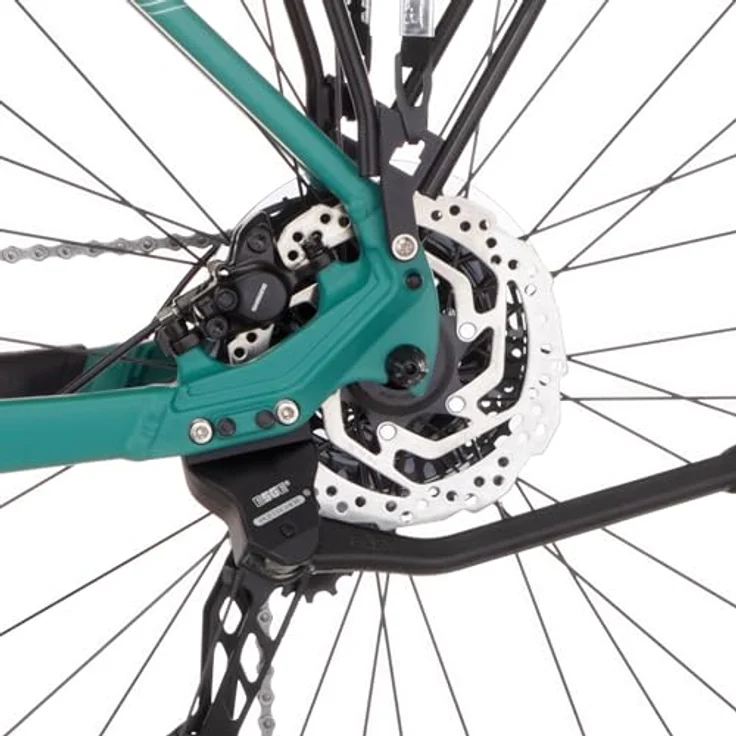 FISCHER TERRA 4.0i E-Bike, Adventure green matt, 29 Zoll, 630 Wh, hydraulische Scheibenbremsen, Bafang Mittelmotor, bis 150 km Reichweite – Bild 5