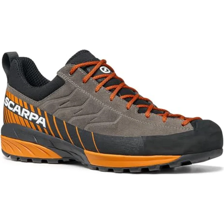 Scarpa Mescalito Titanium/Mango, Wanderschuhe für Herren, stabiler Halt und Geröllschutz, Größe 43 – Bild 3