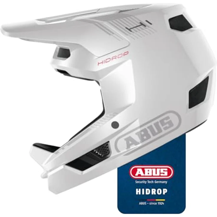 Abus HiDrop, Velohelm für MTB, 57-58 cm, schlagfest mit guter Belüftung und Break-Away-Visor – Bild 1