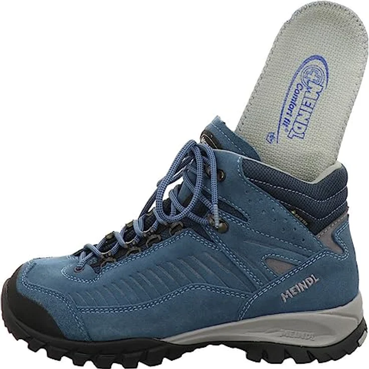 MGA Meindl Salo Lady Mid GTX, Damen Wanderschuhe aus Veloursleder mit GORE-TEX® Membran, blau, Größe 38 – Bild 6