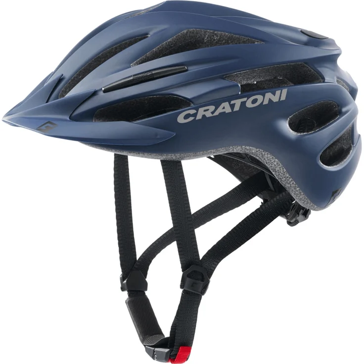 Cratoni Pacer L/XL Fahrradhelm, sportlicher Allround-Helm mit 20 Ventilationsöffnungen, Dark Blue Matt – Bild 1