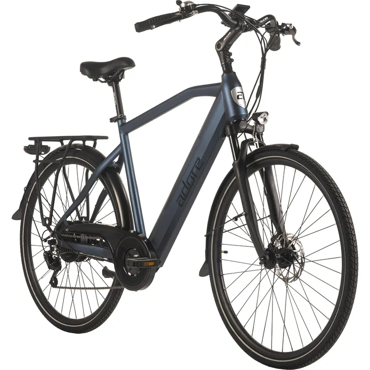 Adore E-Citybike CV-190, E-Bike mit 50NM VINKA Heckmotor, 120 km Reichweite, matte Metallic-Oberfläche, 7-Gang SHIMANO Kettenschaltung