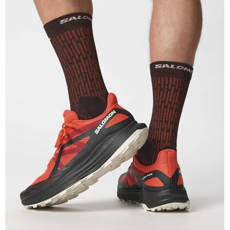 Salomon Ultra Flow M 475254, Laufschuhe für Herren mit Mesh-Obermaterial, rotes und schwarzes Design, Größe 42 – Bild 3