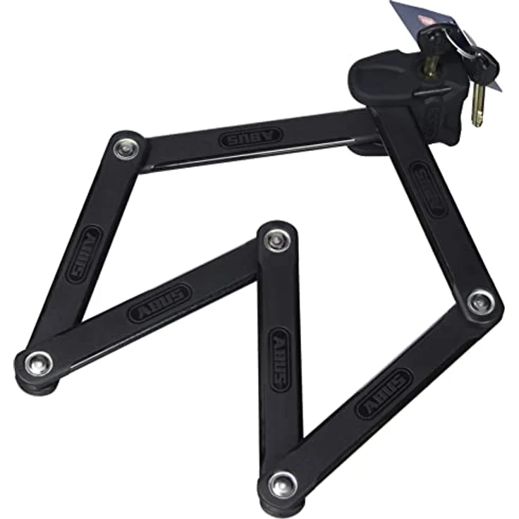 ABUS Bordo 6000K/90, Faltschloss aus gehärtetem Stahl, Schwarz, 90 cm, Sicherheitslevel 10, inkl. 2 Schlüssel – Bild 3