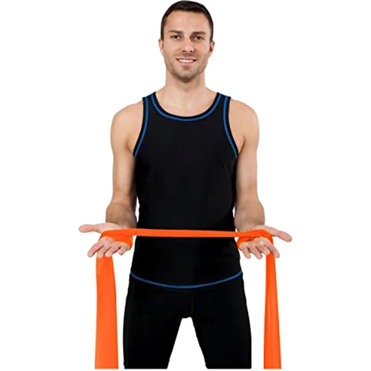 Sanctband Trainingsband 5,5m Orange, leicht, hypoallergen und langlebig für vielseitiges Widerstandstraining – Bild 4