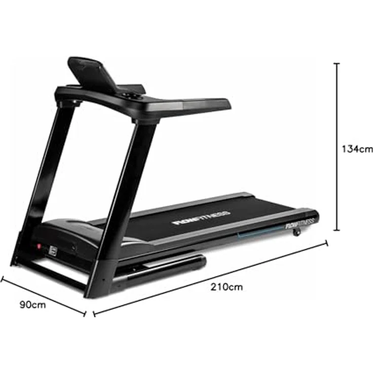 Flow Fitness Perform T2i Laufband - 29 Programme - klappbar - Herzfrequenzfunktion – Bild 5