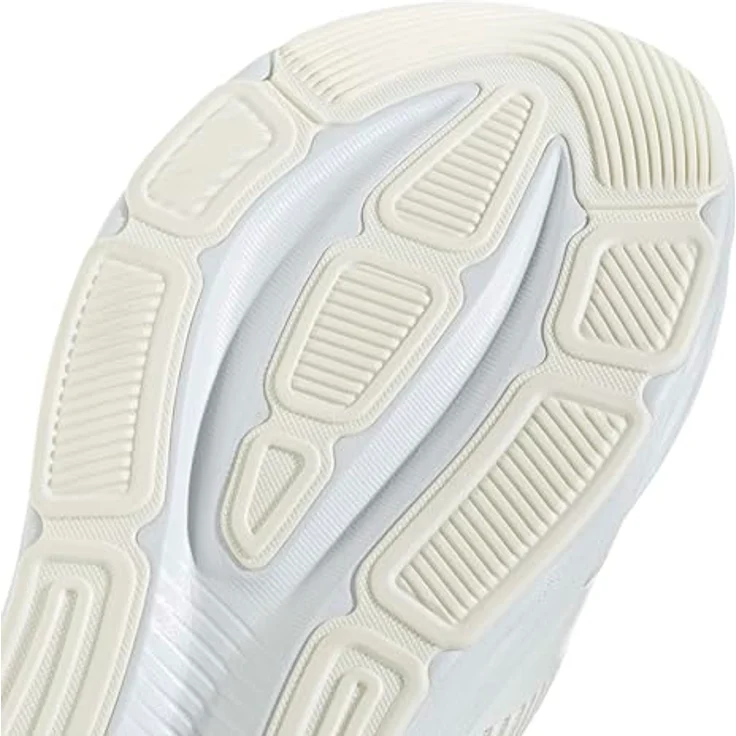 adidas Herren Galaxy 8 Laufschuhe, Cloudfoam-Zwischensohle, Cloud White/FTWR White, Größe 46 2/3 – Bild 4