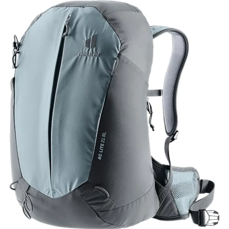deuter AC Lite 21 SL Damen Wanderrucksack (Modell 2024), maximale Belüftung, Aircomfort Rückensystem, schwarz