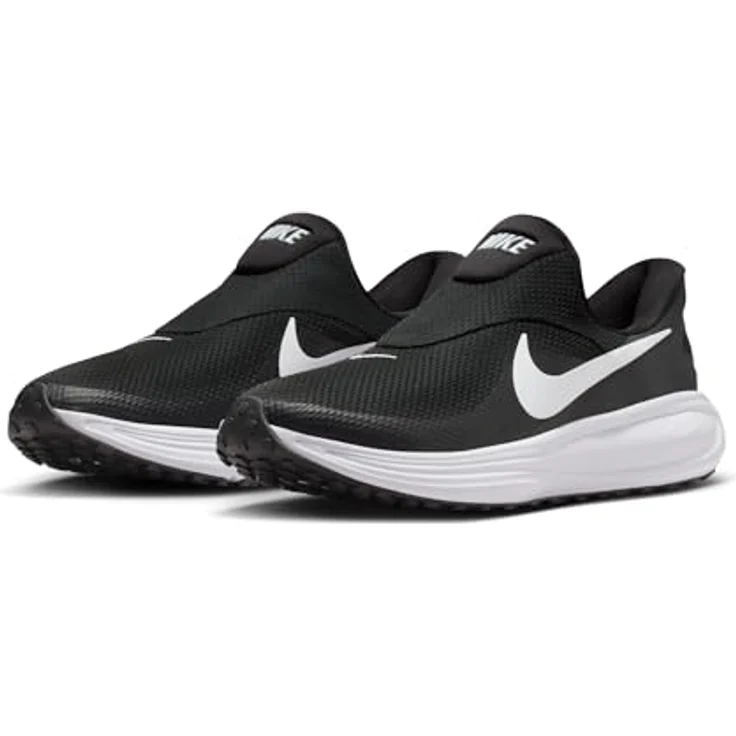 Nike Revolution 8 EasyOn, Herren Sneakers mit atmungsaktivem Mesh-Obermaterial, Schwarz, EU 45.5 US 11.5 – Bild 6