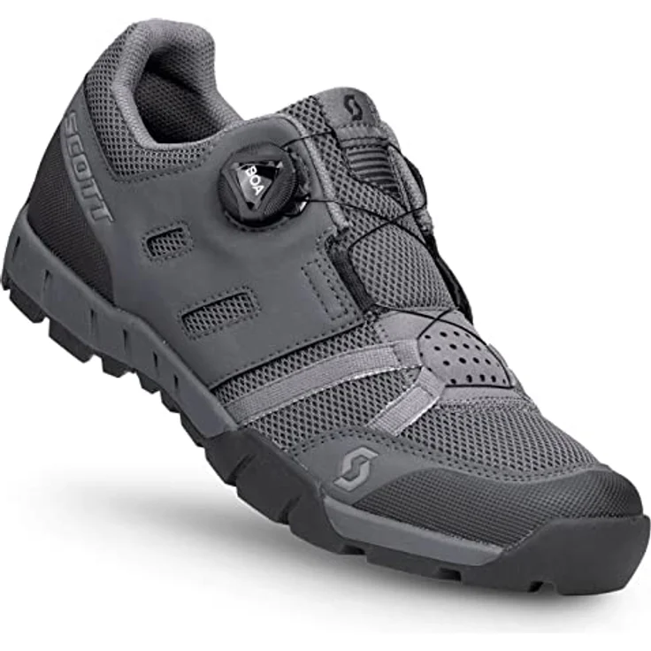 SCOTT Sport Crus-r BOA, Damen Fahrradschuh mit BOA® Fit System, atmungsaktivem Mesh und herausnehmbarer Innensohle, dark grey/light blue, Größe 37.0 – Bild 3