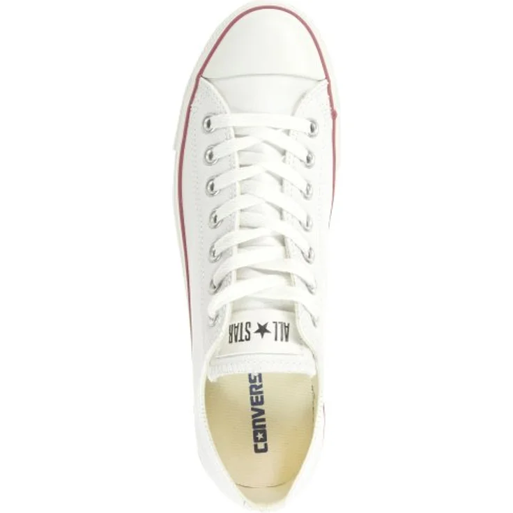 Converse Chuck Taylor All Star, Sneaker aus Leder mit Gummi-Zehenkappe, weiß – Bild 7