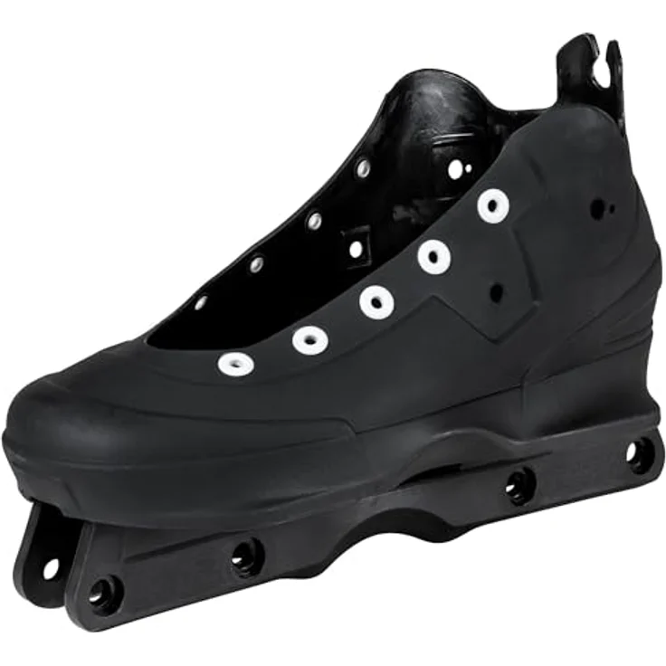 USD Inline Skate Ersatzteil Aeon 60 Shell, schwarze Unibody-Konstruktion für erstklassige Passform und Leistung, Paar – Bild 1