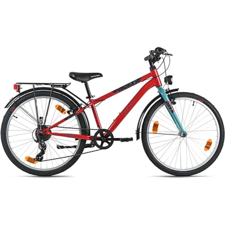 Dacapo BOBBY, 24" Kindervelo mit 7-Gang Shimano Schaltung, V-Brakes und Beleuchtung, empfohlen für Körpergrößen 130-150 cm – Bild 2