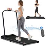 Merax Laufband elektrisch, Underdesk Treadmill, Klappbar 1-6 km/h, Bluetooth, LED-Display