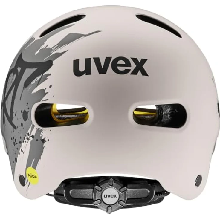 Uvex Kid 4 Style MIPS, Kinder-Fahrradhelm mit belüftetem Design, dirt warm grey – Bild 3