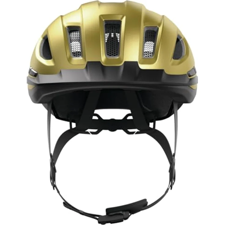 ABUS Stadthelm Urban-I 4.0 ACE, Größe S, gelb, mit magnetischem Lichtstreifen und Zoom Spin Verstellsystem – Bild 2