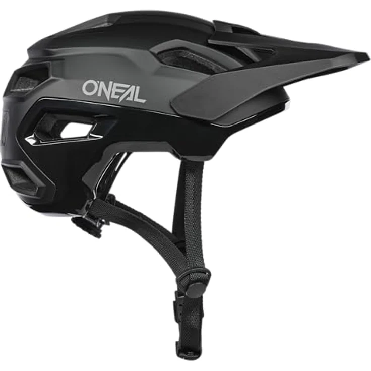 O'NEAL TRAILFINDER EVO Helmet, leichter Enduro- und Trailhelm mit Quin Ready Technologie, Solid schwarz, L/XL (59-63 cm) – Bild 6