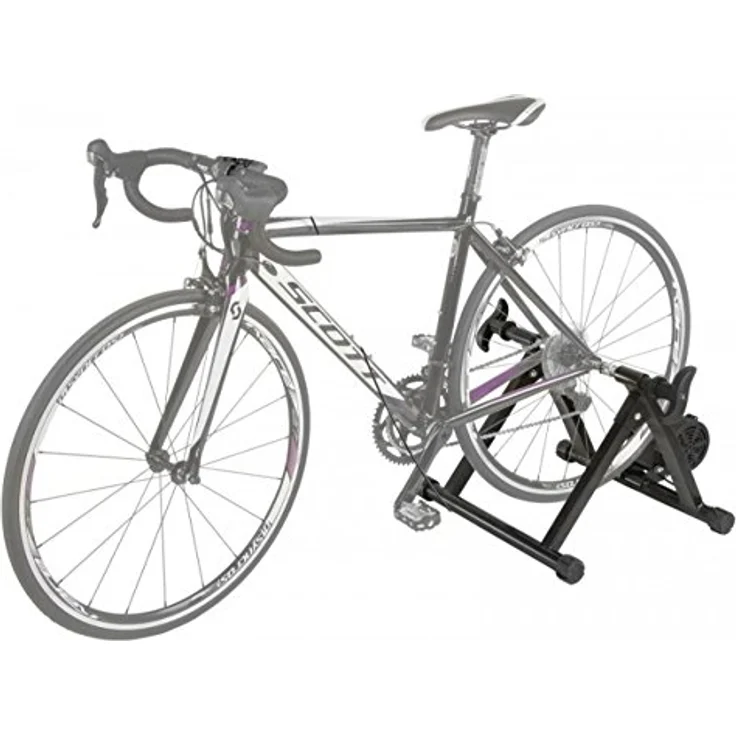 M-Wave Yoke 'N 'Roll 60 Rollentrainer, für 26-29" Fahrräder, einstellbare Magnetbremse, bis zu 120 kg belastbar, leises Laufgeräusch, Schwarz – Bild 3