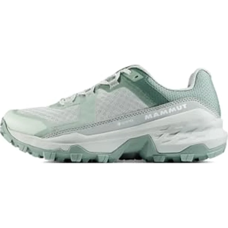 Mammut Girun II Low GTX Women, sportlicher Wanderschuh mit atmungsaktivem Mesh und GORE-TEX Membran, grün, Größe 41 – Bild 1