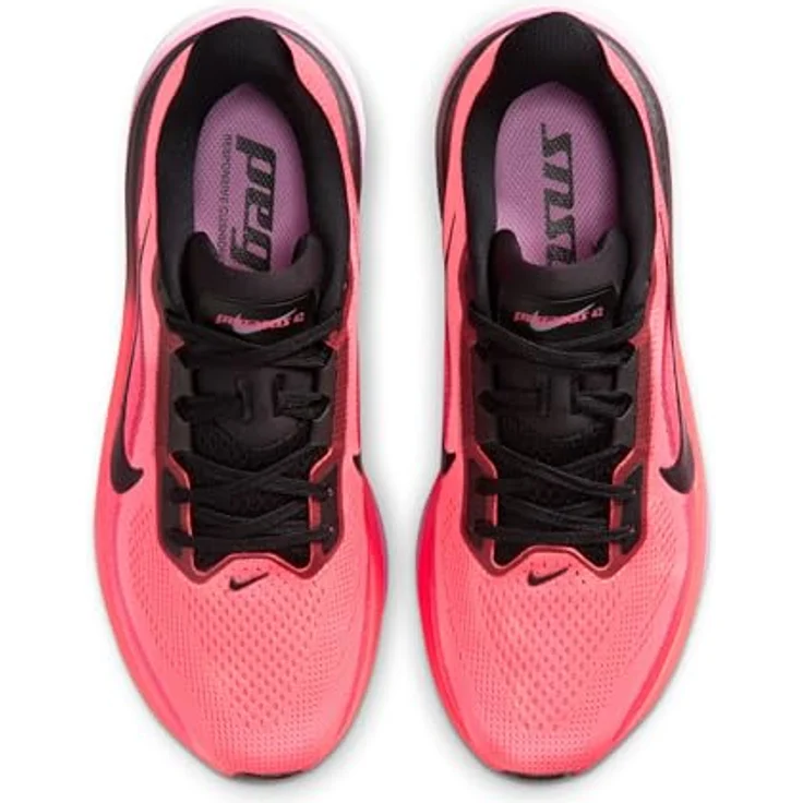 Nike Pegasus Laufschuh, atmungsaktives Mesh-Obermaterial, Rot, Gr. 42, mit Zoom Air-Dämpfung und abriebfester Laufsohle – Bild 5
