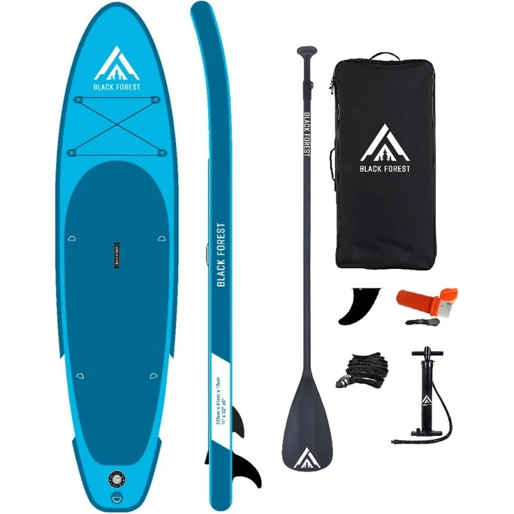 Extralink SUP Board 335 cm Set mit Paddel und Zubehör, ideal für Stand Up Paddling und Freizeitaktivitäten
