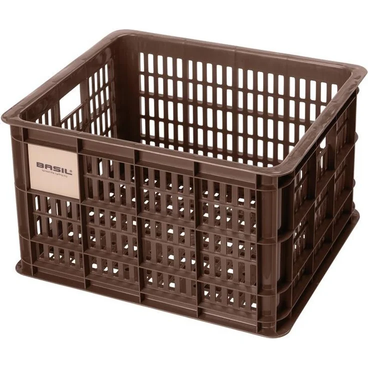 Basil Crate M, Velokorb aus 95 % recyceltem Kunststoff, 29 l, geeignet für Frontträger und MIK-Adapter, leicht – Bild 2