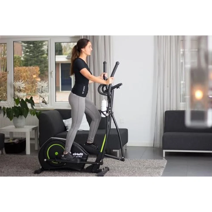 VirtuFit iConsole CTR 2.1 Ergometer Crosstrainer - Klappbarer Ellipsentrainer für Zuhause, 150kg Belastbarkeit, Testsieger – Bild 3