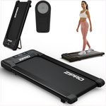 ZIPRO YOUGO Laufband für Zuhause Klappbar Elektrisches Laufband, Walking Pad für Schreibtisch, Geschwindigkeit 1-6 km/h, Max. Benutzergewicht 110 kg, Bluetooth-Lautsprecher, Fernbedienung, LED-Anzeige, Kompakt