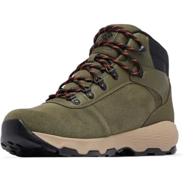 Columbia Newton Wander, Wanderschuhe aus grünem Wildleder mit wasserdichter Omni-Tech Konstruktion und Omni-Grip Laufsohle, Größe 40,5 EU – Bild 4