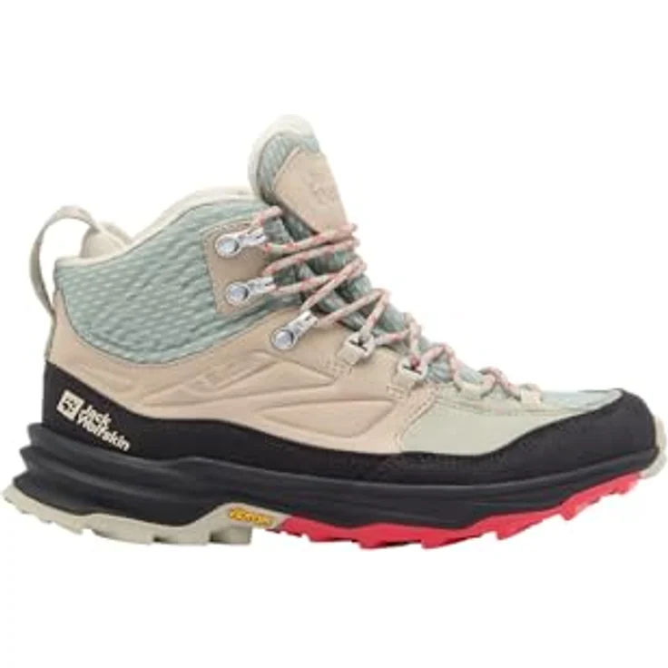 Jack Wolfskin Women's Cyrox Texapore Mid, Damen Wanderschuhe, atmungsaktiv und wasserdicht, Grün, Größe 36 – Bild 2