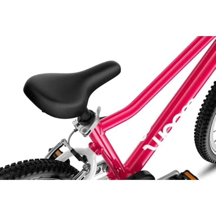 woom GO 3, 16-Zoll Kindervelo für Kinder von 4 bis 6 Jahren, leichtes Gewicht von 5,4 kg, grüne Hinterradbremse, ergonomischer Sattel und BMX-Lenker – Bild 5