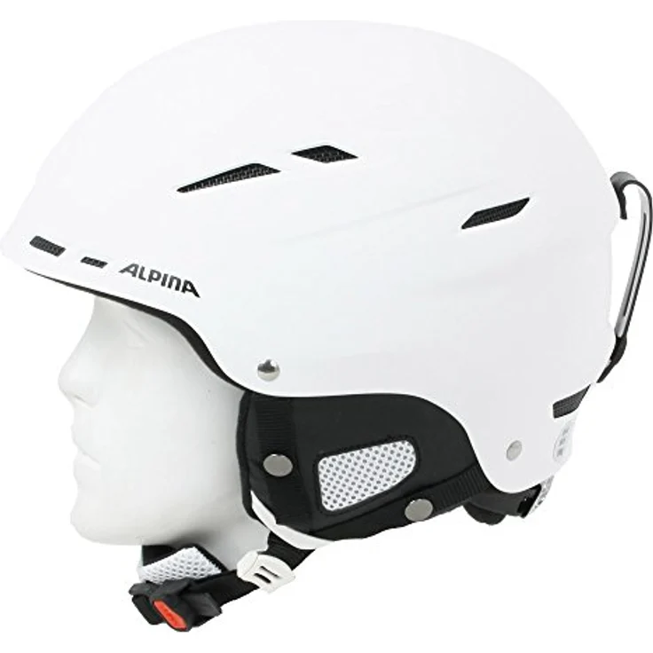 ALPINA SPORTS, Skihelm Biom White Matt, (54 - 58 cm, M) in weiß mit Sicherheitszertifizierung – Bild 4
