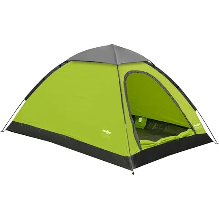 Brunner Strato 2, Kuppelzelt für 2 Personen, 2.10 kg, einlagiges Design mit effektiver Belüftung, inklusive Montagezubehör und Packsack – Bild 3