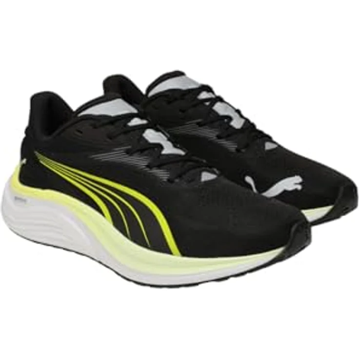 PUMA Electrify NITRO 4, Laufschuhe mit NITROFOAM und PROFOAMLITE Dämpfung, PUMA WHITE-PUMA BLACK, Größe 42.5 – Bild 5