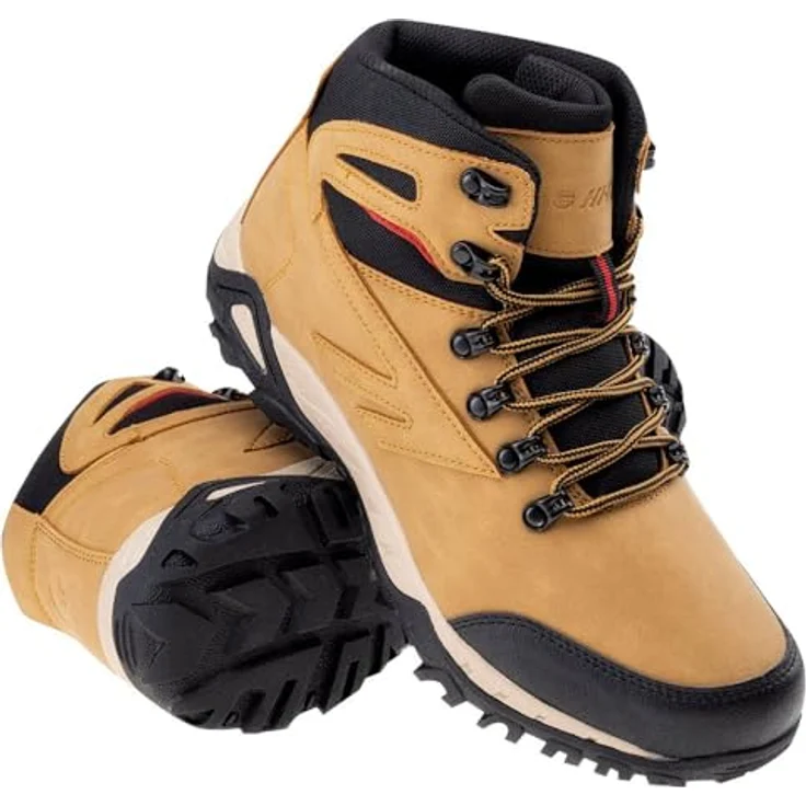 Hi-Tec Medin Mid, Herren Trekking Schuh aus Kunststoff, High-top, Schnürer – Bild 3