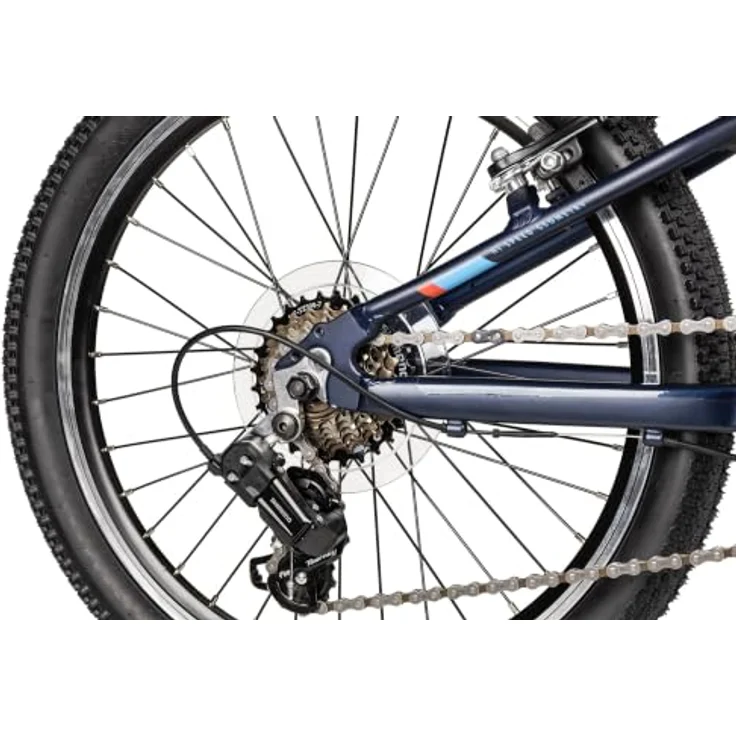 Axess Kinderfahrrad Stipe 20, 7 Gang Shimano Tourney Kettenschaltung, leichter Aluminiumrahmen, blau – Bild 6