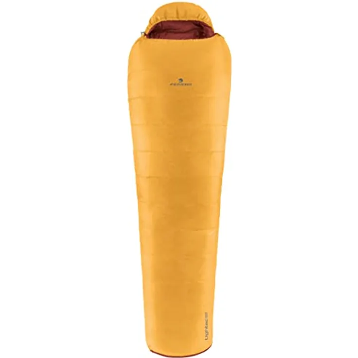 Ferrino Lightech 800 Duvet RDS Down Schlafsack, Thermo-Komfort bis 0 Grad, orange, Einheitsgröße
