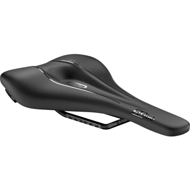 SQlab Sattel 612 ERGOWAVE Active 2.2, ergonomischer Rennradsattel mit ACTIVE-Technologie, schwarz, 14 cm