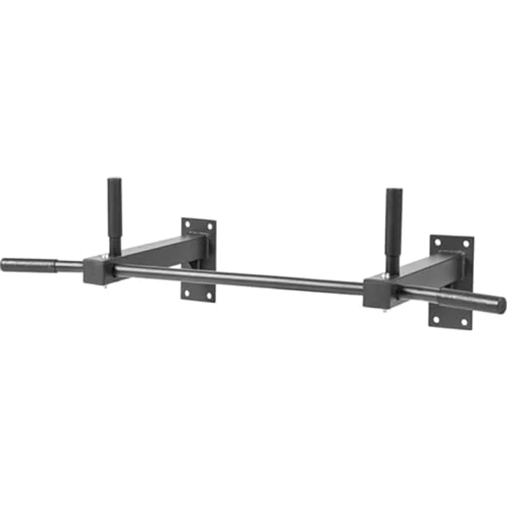 GORILLA SPORTS® Klimmzugstange - Deckenmontage, inkl. Montagematerial, bis 350 kg Belastbar, rutschfeste Griffe, Stabil, aus Stahl, Schwarz/Weiß - Pull Up Bar, Klimmzugstange Decke, Reckstange – Bild 4