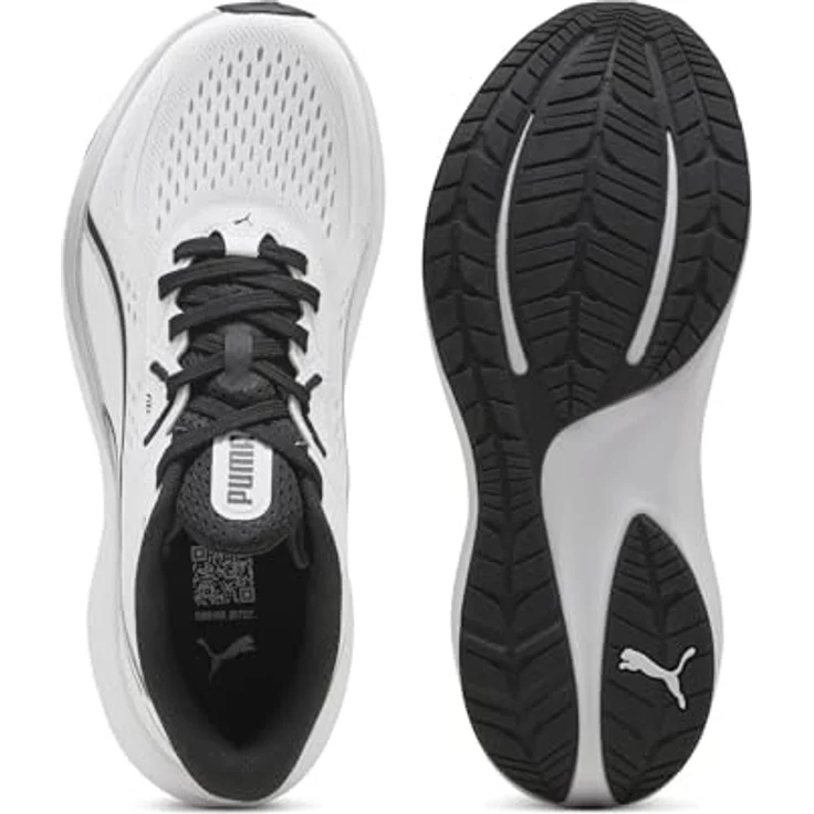 Puma Skyrocket Lite 2, Damen Laufschuhe mit PUMALITE Dämpfung und SOFTFOAM+ Innensohle, Größe 42.5, Silber – Bild 4