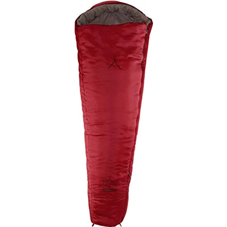 Grand Canyon Fairbanks 150 Kids Schlafsack, Unisex, für Körpergröße bis 150 cm, komfortable Temperaturbereiche bis 2 °C, Red Dahlia, One Size – Bild 3